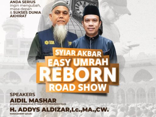 Ikuti Syiar Akbar EASY UMRAH DEPOK 14 Desember 2025 dan Dapatkan Doorprize UMROH GRATIS! 3 Syiar Akbar Tanur Muthmainnah di Depok 14 Des 2025